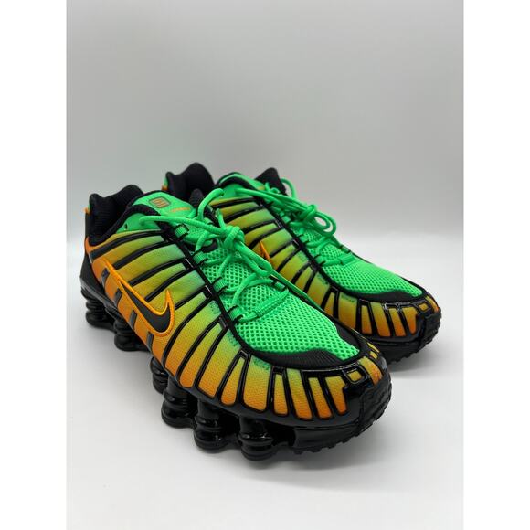 Nike Shox TL Green Shock Men's Size 10 AV3595 301 New - Picture 13 of 16